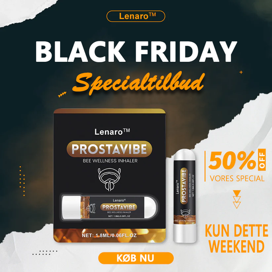 Sig farvel til ubehag i prostata Lenaro™ ProstaVibe Honey Delay Inhalator👑