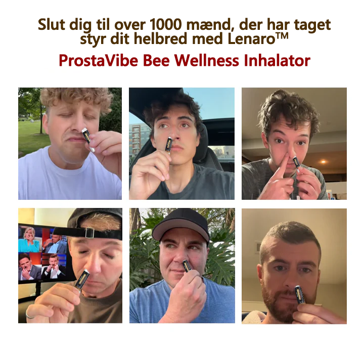 Sig farvel til ubehag i prostata Lenaro™ ProstaVibe Honey Delay Inhalator👑